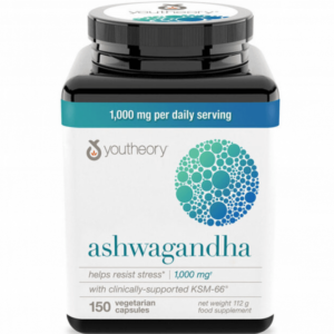 Youtheory Ashwagandha 1000mg x 150 Capsules